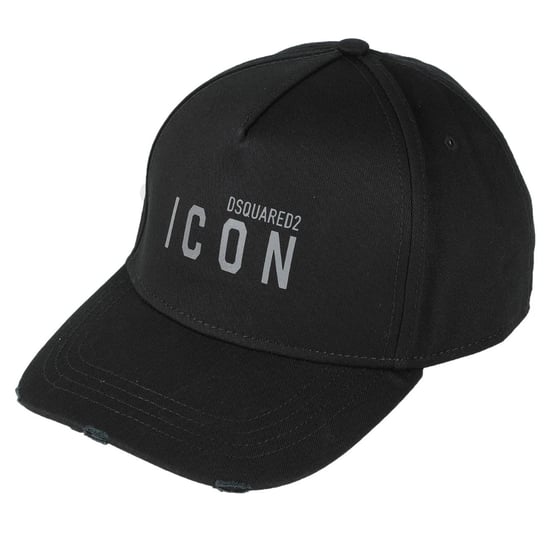 Dsquared2 Icon Logo Grijs Logo Zwarte Hoed - Image 1