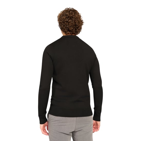 Solution Trui Ralf Polo Knit Zwart - Image 2