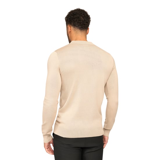 Solution Trui Ralf Polo Knit Beige - Image 2