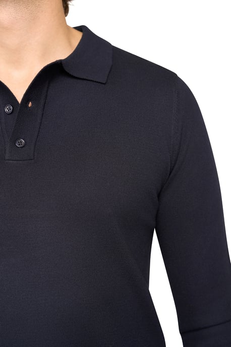 Solution Trui Ralf Polo Knit Blauw - Image 4