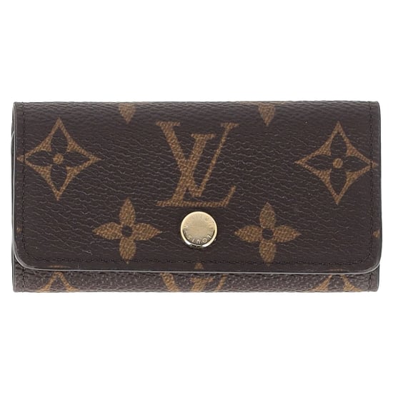 Louis Vuitton sleutelhouder in bruin gecoat canvas - Image 1