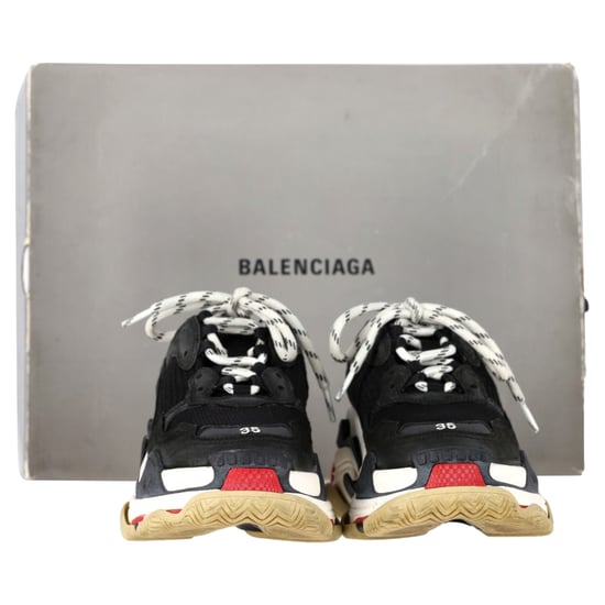 Balenciaga Triple S sneakers in zwart polyester - Image 3