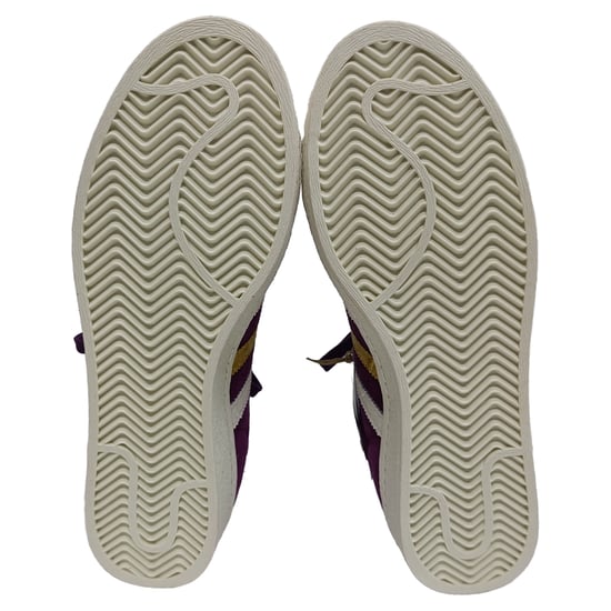 Adidas x Wales Bonner Jabbar lage sneakers in paars suède - Image 4