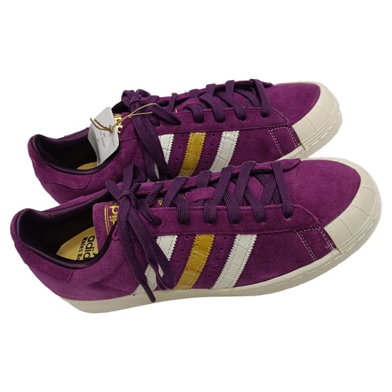 Adidas x Wales Bonner Jabbar lage sneakers in paars suède - Image 6