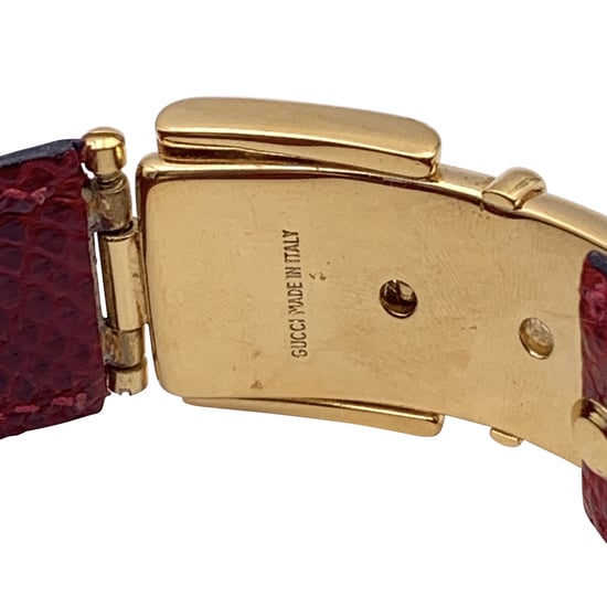 Vintage leren armband van Gucci - Image 3