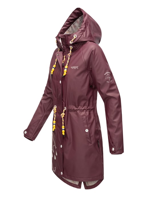 Marikoo dames regenjas – Dancing Umbrella, waterdicht met capuchon - Image 3