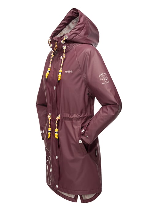 Marikoo dames regenjas – Dancing Umbrella, waterdicht met capuchon - Image 4