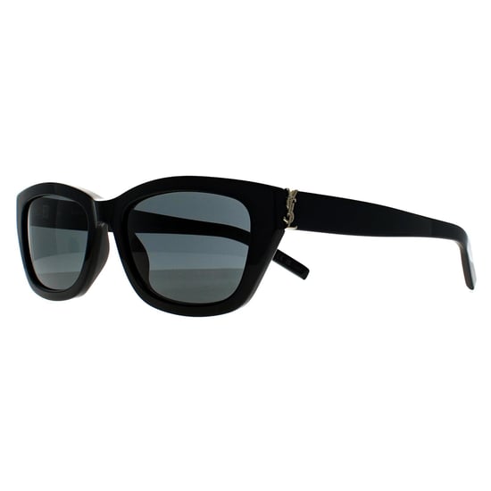 Saint Laurent Cat Eye Vrouwen Glimmend Zwart Grijs SL M153 - Image 2