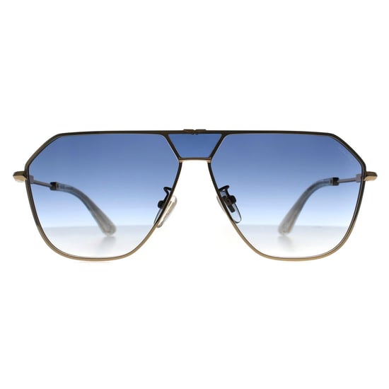 Police Aviator Heren Glimmend Roze Goud Blauw Gradiënt SPLL89 Horizon 8 - Image 1