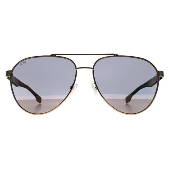Hugo Boss Aviator Heren Goud Zwart Goud Spiegel BOSS 1485/S - Image 1