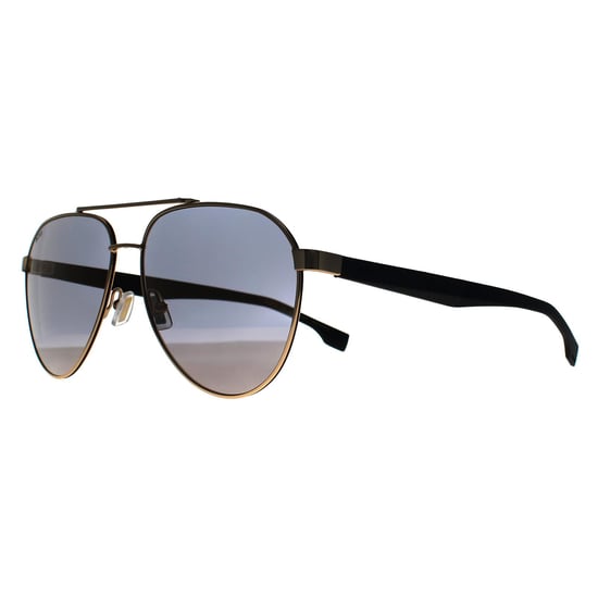 Hugo Boss Aviator Heren Goud Zwart Goud Spiegel BOSS 1485/S - Image 2