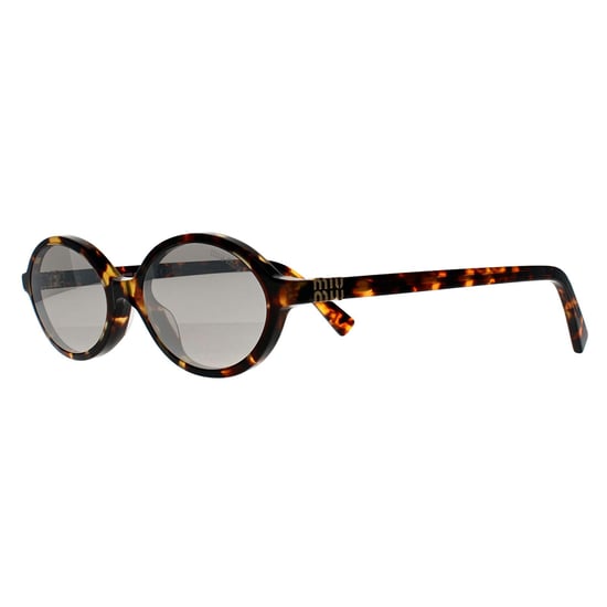 Miu Miu Ovaal Honing Havana Lichtgrijs Zilver Spiegel MU 04ZS - Image 2