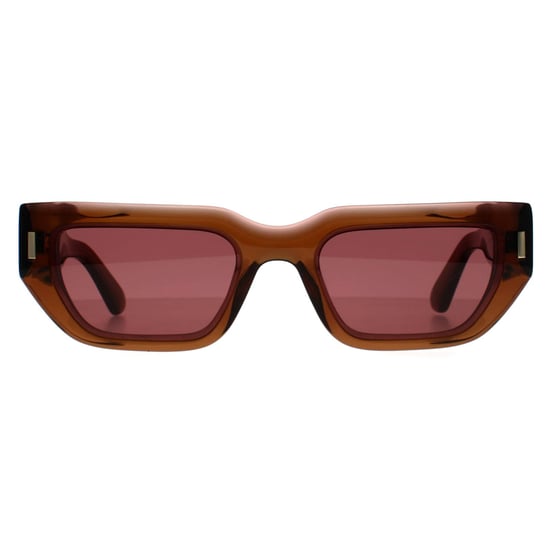 Calvin Klein Rechthoek Unisex Transparant Bruin Roze Donker Paars CK24500S - Image 1