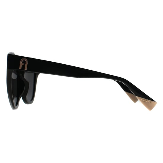 Furla Cat Eye Vrouw Glimmend Zwart Rook Donkergrijs SFU780 - Image 3