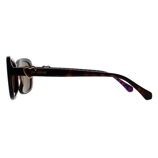 Love Moschino Rechthoek Dames Havana Bruin MOL060/S - Image 3