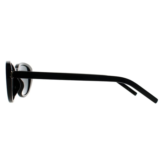 Saint Laurent Cat Eye Vrouwen Glimmend Zwart Grijs SL M154 - Image 3
