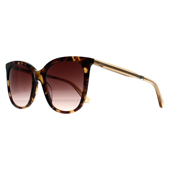 Calvin Klein Cat Eye Dames Donker Schildpad Donkerbruin Kleurverloop CK23500S - Image 2
