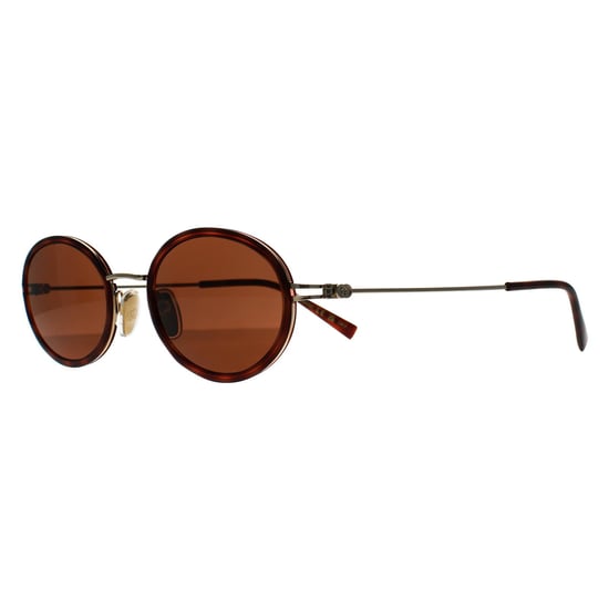 Gucci Ovaal Dames Havana Goud Bruin GG1980S - Image 2