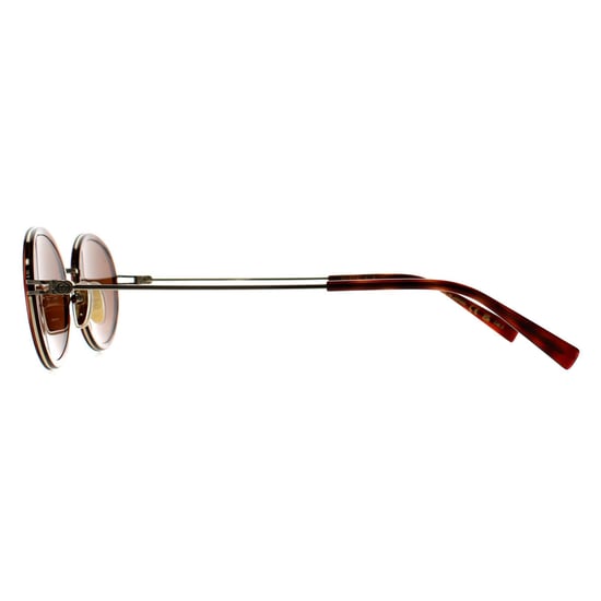 Gucci Ovaal Dames Havana Goud Bruin GG1980S - Image 3