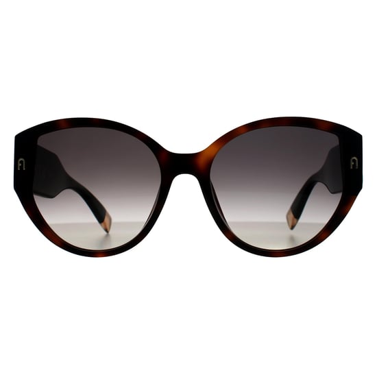 Furla Cat Eye Shiny Dark Havana Smoke Grey Gradient SFU784 voor dames - Image 1