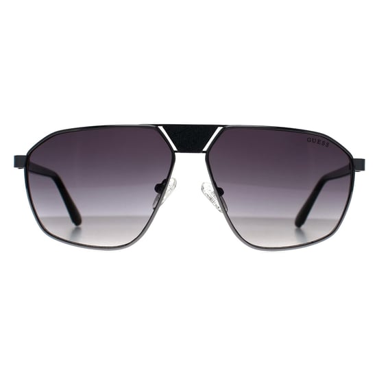 Guess Aviator Heren Glimmend Gunmetal Rook GU00086 - Image 1