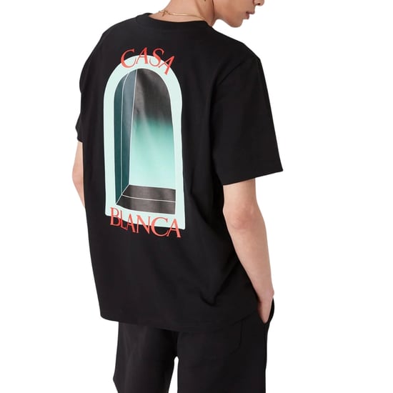 Casablanca L'arche Design Zwart T-shirt - Image 3