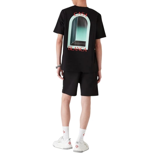 Casablanca L'arche Design Zwart T-shirt - Image 4
