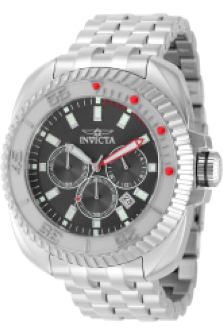 Invicta Coalition Forces 49784 Heren Horloge - Quartz Uurwerk - Roestvrij Staal met zwarte Wijzerplaat - 50mm - Image 1
