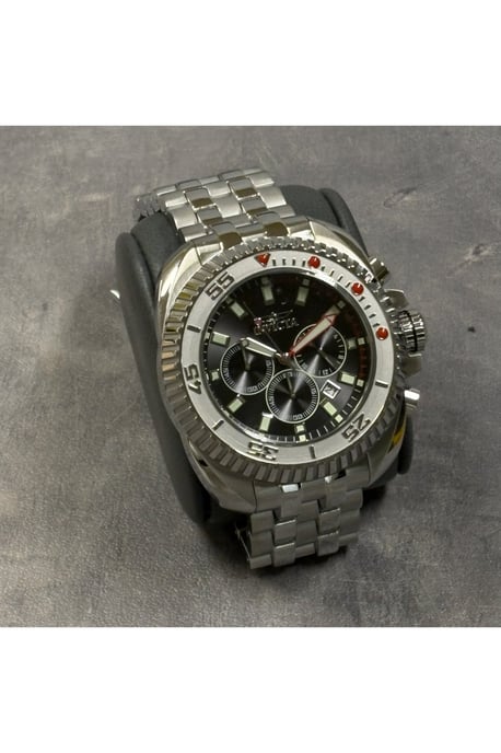 Invicta Coalition Forces 49784 Heren Horloge - Quartz Uurwerk - Roestvrij Staal met zwarte Wijzerplaat - 50mm - Image 4
