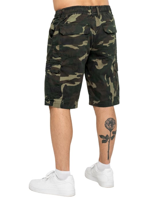 Enzo | Heren camo cargo shorts - Image 3