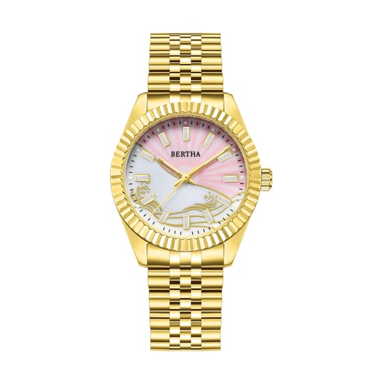Bertha Marina parelmoer armbandhorloge - Image 1