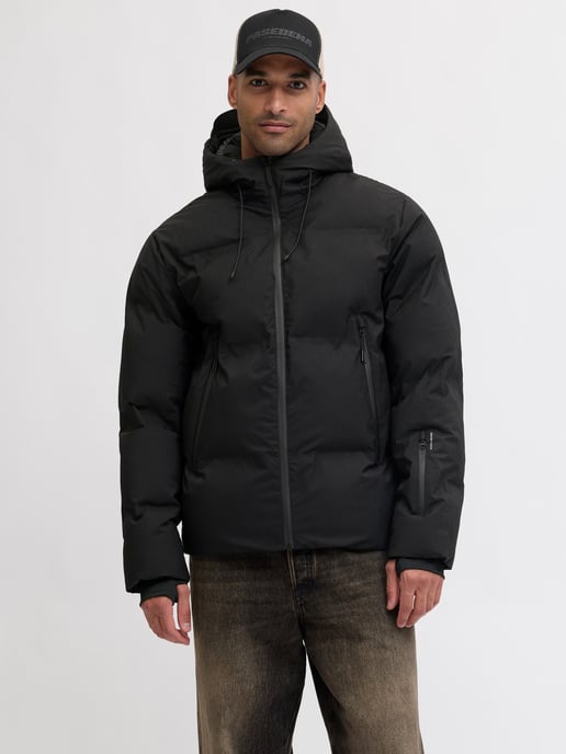 Jack & Jones Jas winter Fusion Technical Puffer Zwart - Image 2