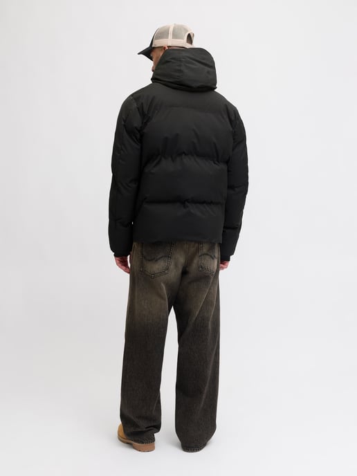 Jack & Jones Jas winter Fusion Technical Puffer Zwart - Image 3
