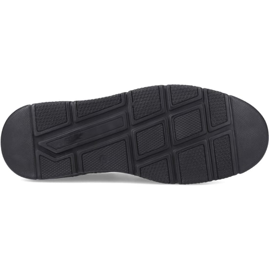 Hush Puppies Franklin Veterschoenen Leer Heren Zwarte Instappers - Image 3