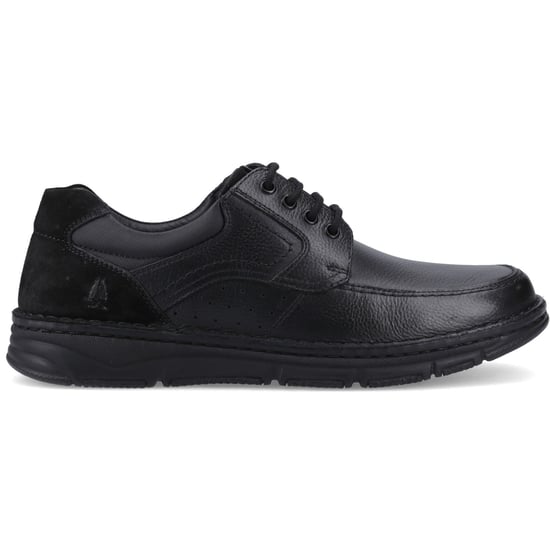 Hush Puppies Franklin Veterschoenen Leer Heren Zwarte Instappers - Image 5