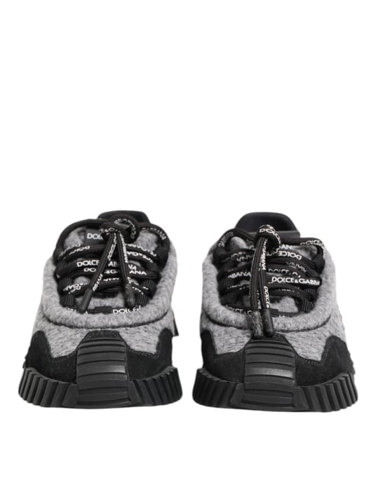 Dolce & Gabbana Zwart Grijze NS1 Lage Sneakers Schoenen - Image 3