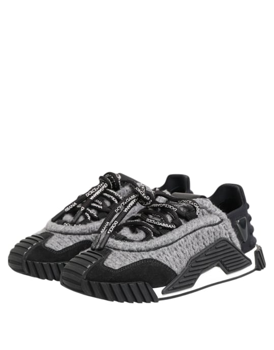 Dolce & Gabbana Zwart Grijze NS1 Lage Sneakers Schoenen - Image 5