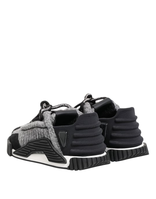 Dolce & Gabbana Zwart Grijze NS1 Lage Sneakers Schoenen - Image 6