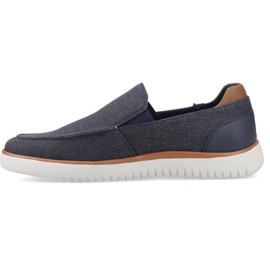 Hush Puppies Damon Slip-on Textiel Heren Navy Loafers - Image 4