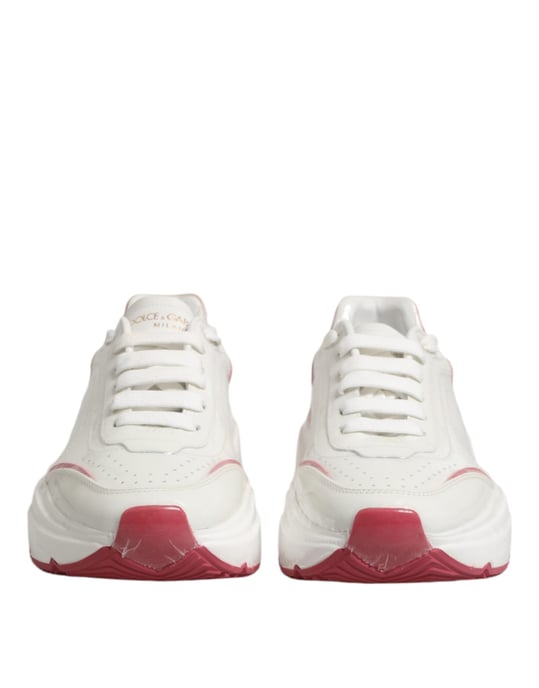 Dolce & Gabbana Witte Roze Daymaster Lage Sneakers Schoenen - Image 2