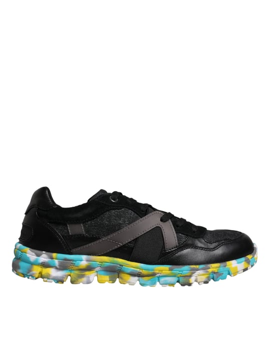 Dolce & Gabbana Zwarte Polyester Lage Heren Sneakers Schoenen - Image 6