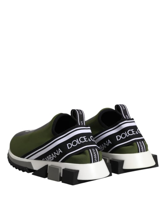 Dolce & Gabbana Groene Logo Lage Sorrento Sneakers voor Mannen - Image 5