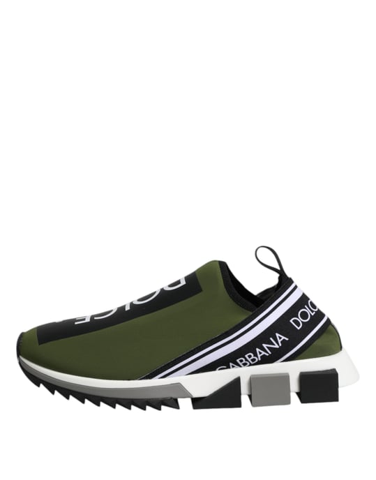 Dolce & Gabbana Groene Logo Lage Sorrento Sneakers voor Mannen - Image 6
