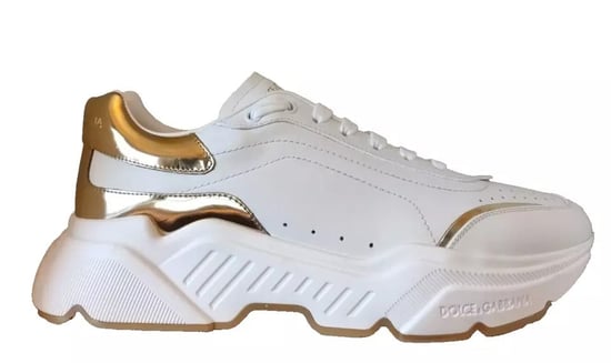 Dolce & Gabbana White Gold DAYMASTER Leren Sneakers voor Heren - Image 5