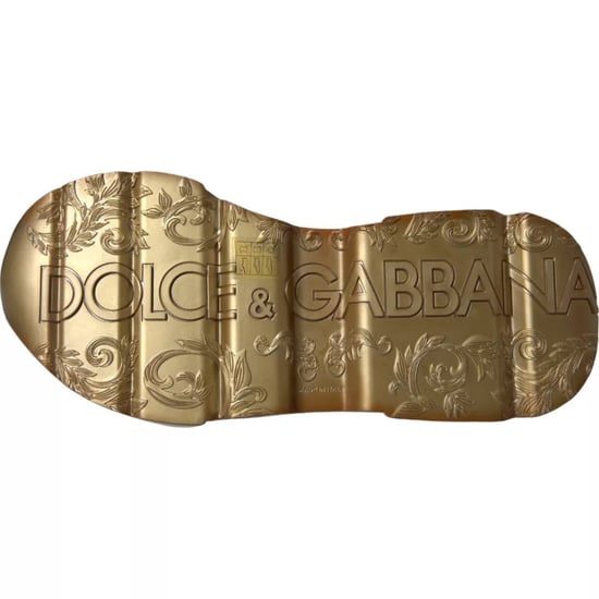 Dolce & Gabbana White Gold DAYMASTER Leren Sneakers voor Heren - Image 6