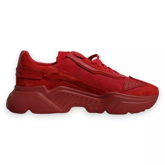 Dolce & Gabbana Rode Leren Daymaster Lage Sneakers Schoenen - Image 5
