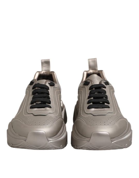 Dolce & Gabbana Zilveren DAYMASTER Leren Sneakers Voor Heren - Image 2