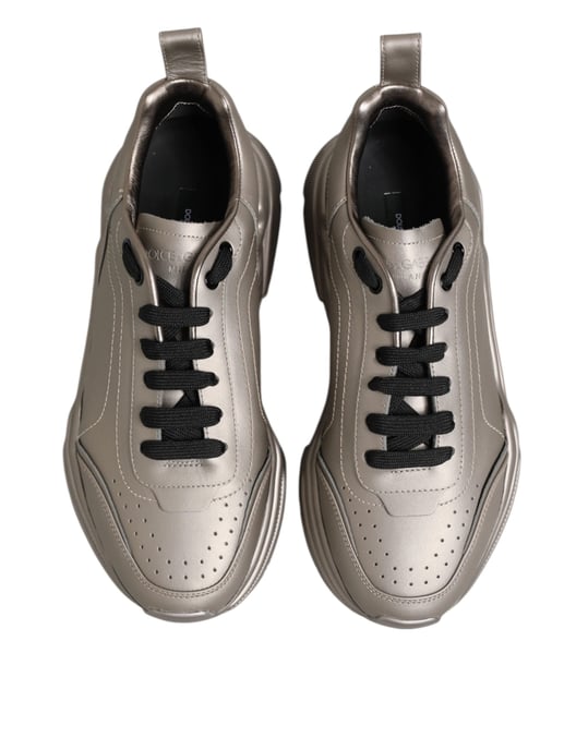 Dolce & Gabbana Zilveren DAYMASTER Leren Sneakers Voor Heren - Image 3