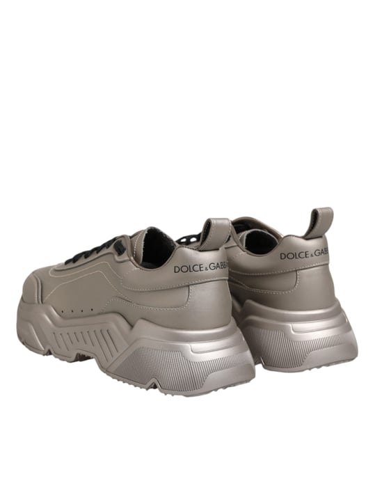 Dolce & Gabbana Zilveren DAYMASTER Leren Sneakers Voor Heren - Image 5