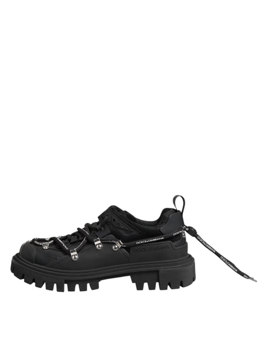 Dolce & Gabbana Zwarte Lage Veterschoenen voor Trekking - Image 6